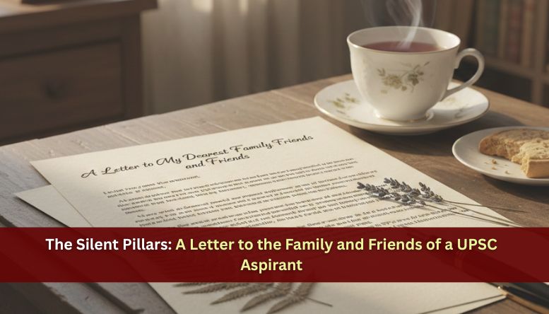 The Silent Pillars: A Letter to the Family and Friends of a UPSC Aspirant