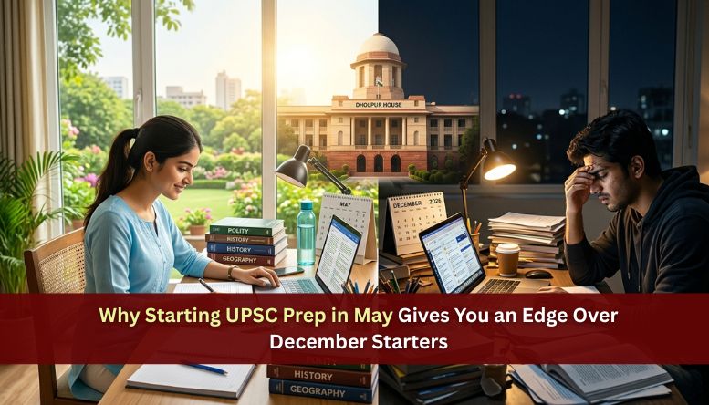 Why Starting UPSC Prep in May Gives You an Edge Over December Starters