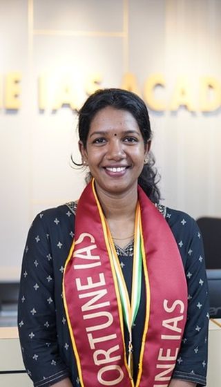 Divya S, AIR 166